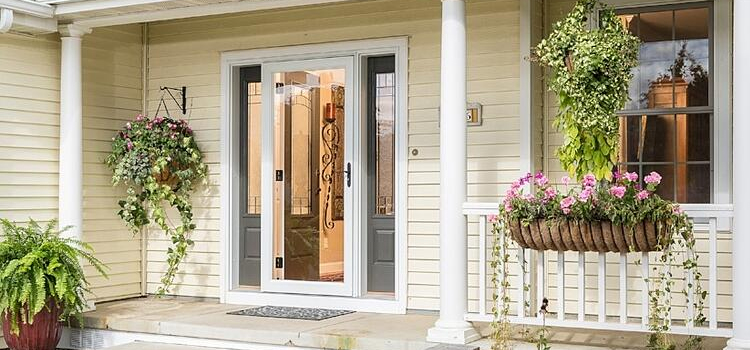 screen door installation in Wright