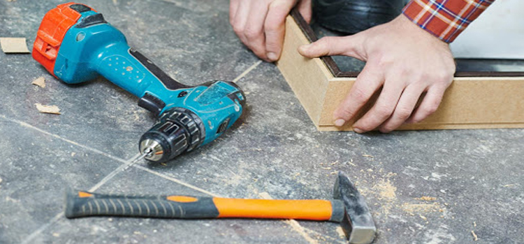 broken door frame repair Wright
